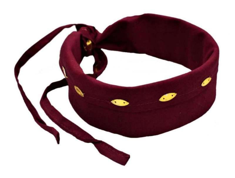 Boho Kopftuch Weinrot