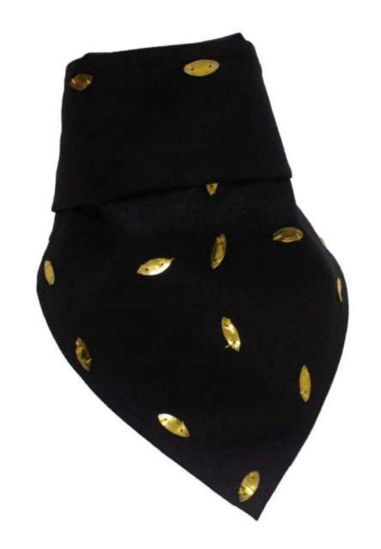 Boho Kopftuch Schwarz