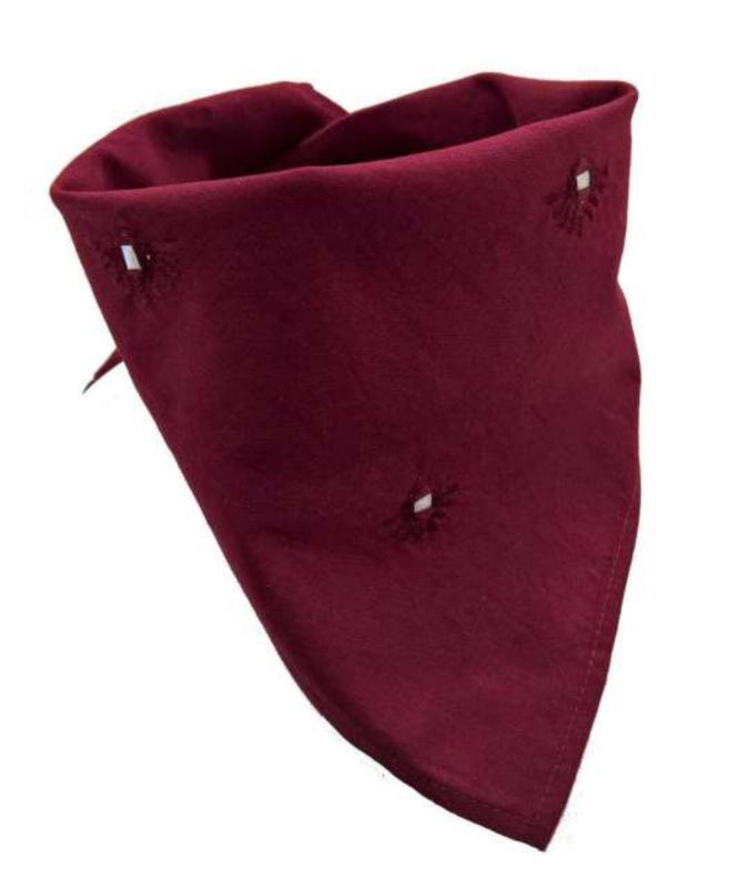Dreieckstuch Bandana Weinrot
