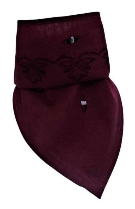 Dreieckstuch Weinrot