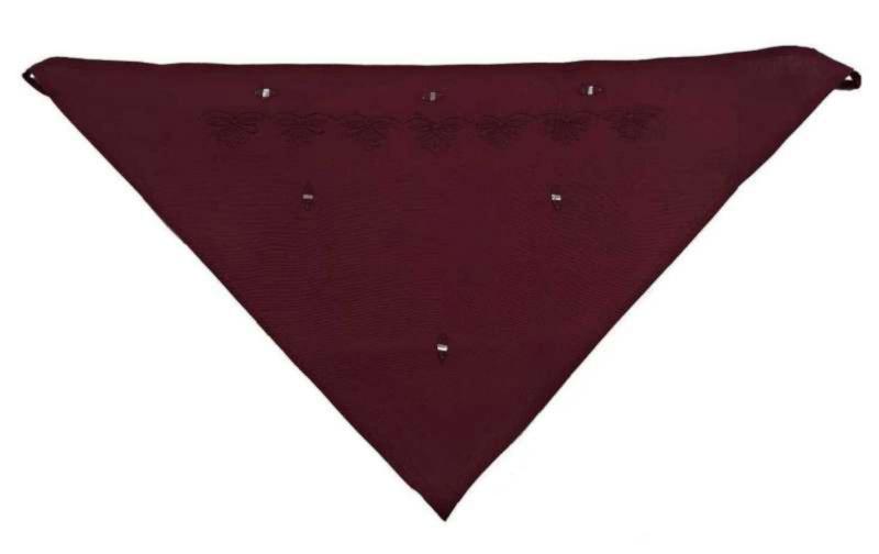 Dreieckstuch Weinrot