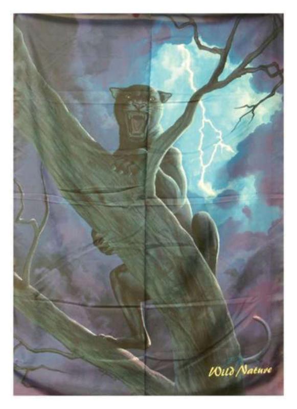 Schwarzer Panther Posterfahne