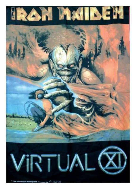 Iron Maiden Virtual XI Posterfahne