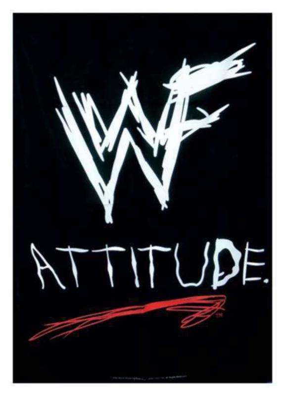 World Wrestling Federation WWF Attitude Posterfahne