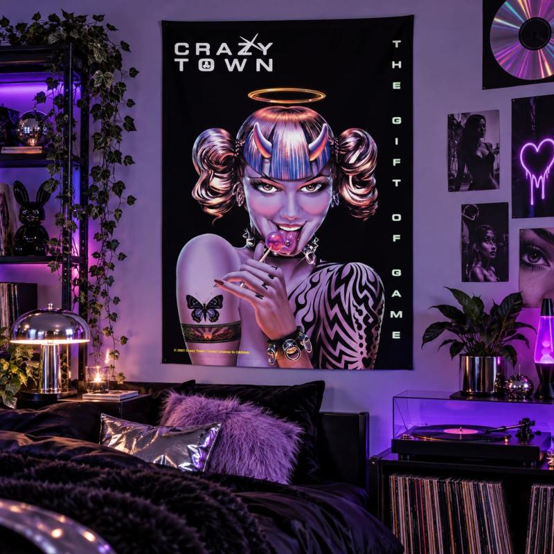 Crazy Town The Gift of Game poster flag with Little Lolita album artwork