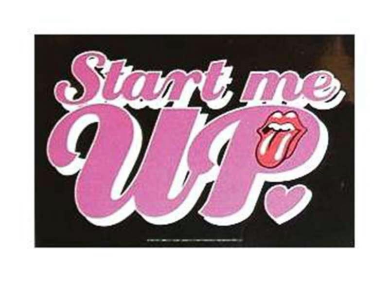 Start Me Up Rolling Stones Poster Flag