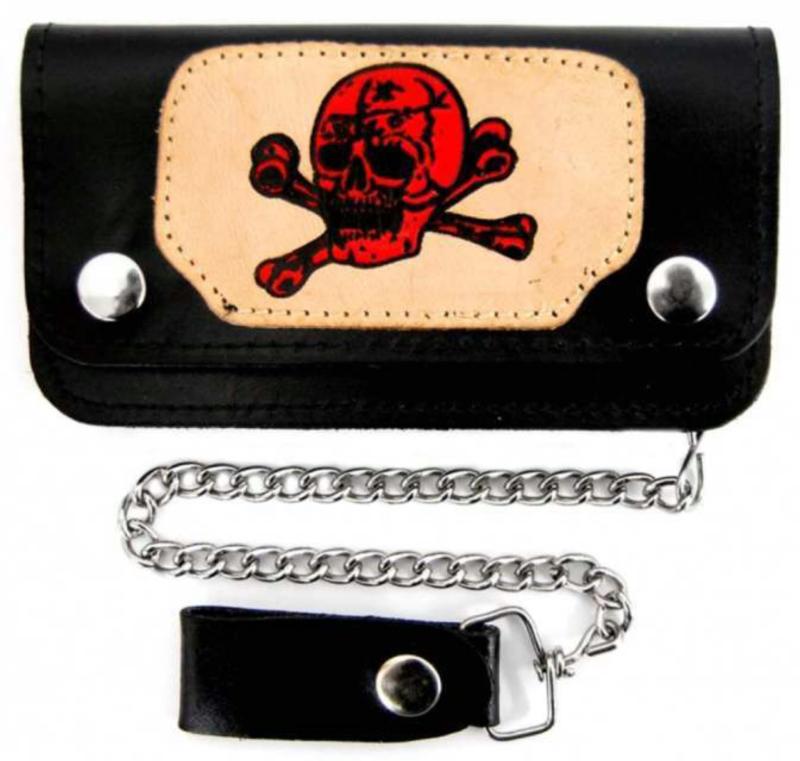 Totenkopf Bikerbörse Mit Kette