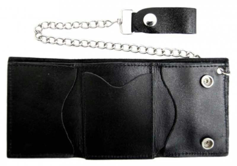 Black Biker Wallet