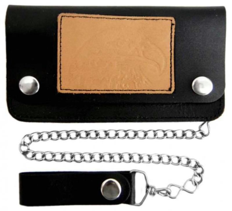 Biker Wallet Eagle Beige