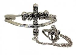 Bracelet Skull Cross