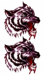 Tattoo Aufkleber Wolf