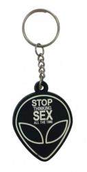 Stop Thinking Sex All The Time Alien Schlüsselanhänger