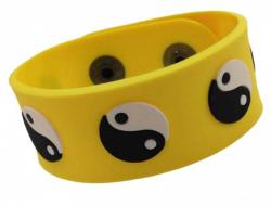 Gummiarmband Yin Yang