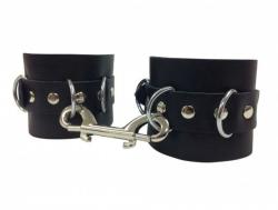 Black Wrist Bondage Set