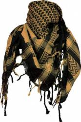 Arafat Scarf Black Orange