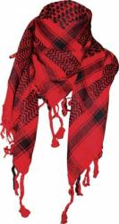 Palestinian Scarf Red Black