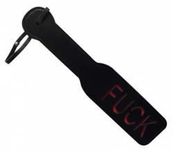 Leder Paddel Peitsche Fuck In Schwarz