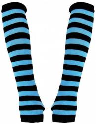 Armstulpen Mit Schwarz Türkisen Streifen