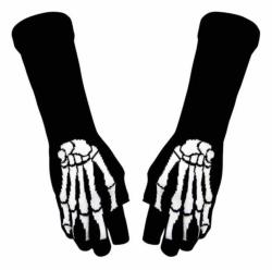 Fingerlose Armstulpen Skeletthand
