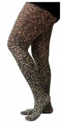 Strumpfhose Leoparden Design