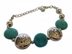 Bohemian Bracelet Silver Turquoise