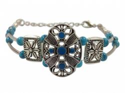 Jewelry Bracelet Bohemian Silver Turquoise