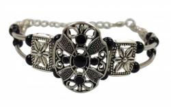 Jewelry Bracelet Bohemian Silver Black