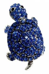 Turtle Ring Blue