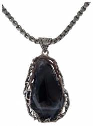 Necklace With Black Stone