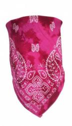Biker Bandana Magenta Batik Paisley