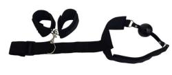 Mouth Gag Set With Handcuffs
