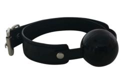 Rubber Mouth Gag Black Ball