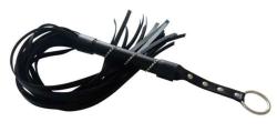 Leder Flogger Mit Strassteinengriff
