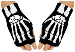 Fingerlose Skelett Handschuhe