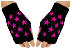 Fingerlose Handschuhe Pinke Sterne