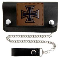 Iron Cross Leather Wallet