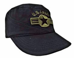 Schwarze U.S. Militär Mütze