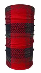 Black Red Checkered Seamless Multifunctional Scarf