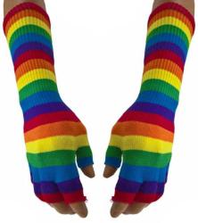 Stulpen Handschuhe Regenbogen