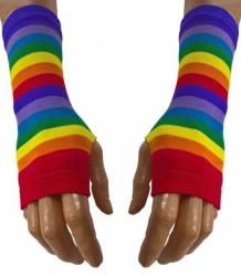Handstulpen Regenbogen