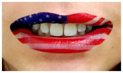 Lippentattoo USA Amerika
