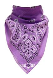 XL Bandana Paisley Pattern Lilac