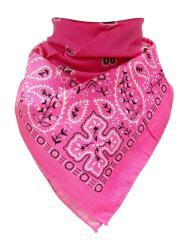 XL Bandana Scarf Paisley Pink