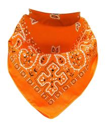 XL Bandana Scarf Paisley Light Orange