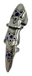 Full Finger Claw Ring Pentagram