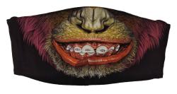 Gesichtsmaske Schimpansen Lippen