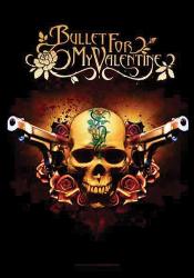 Bullet For My Valentine Skull and Pistols Posterfahne