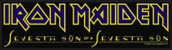 Iron Maiden Seventh Son Logo Super Strip Patch Aufnäher