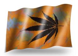 Flagge Cannabis