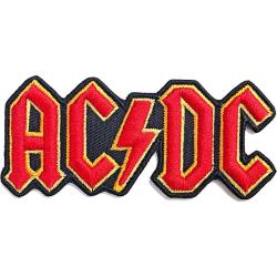 Gestickter Aufnäher AC/DC Logo Aufbügel Patch